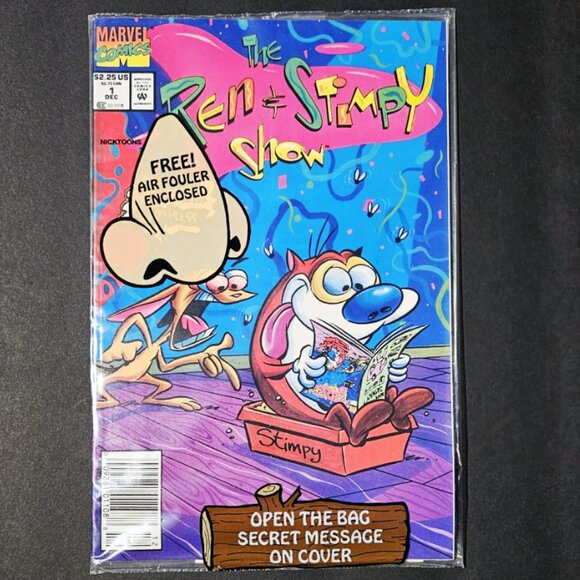 The Ren & Stimpy Show Lot #1, #3, #4 Vol. 1 (1992) Ren Scratch & Sniff - Picture 2 of 5